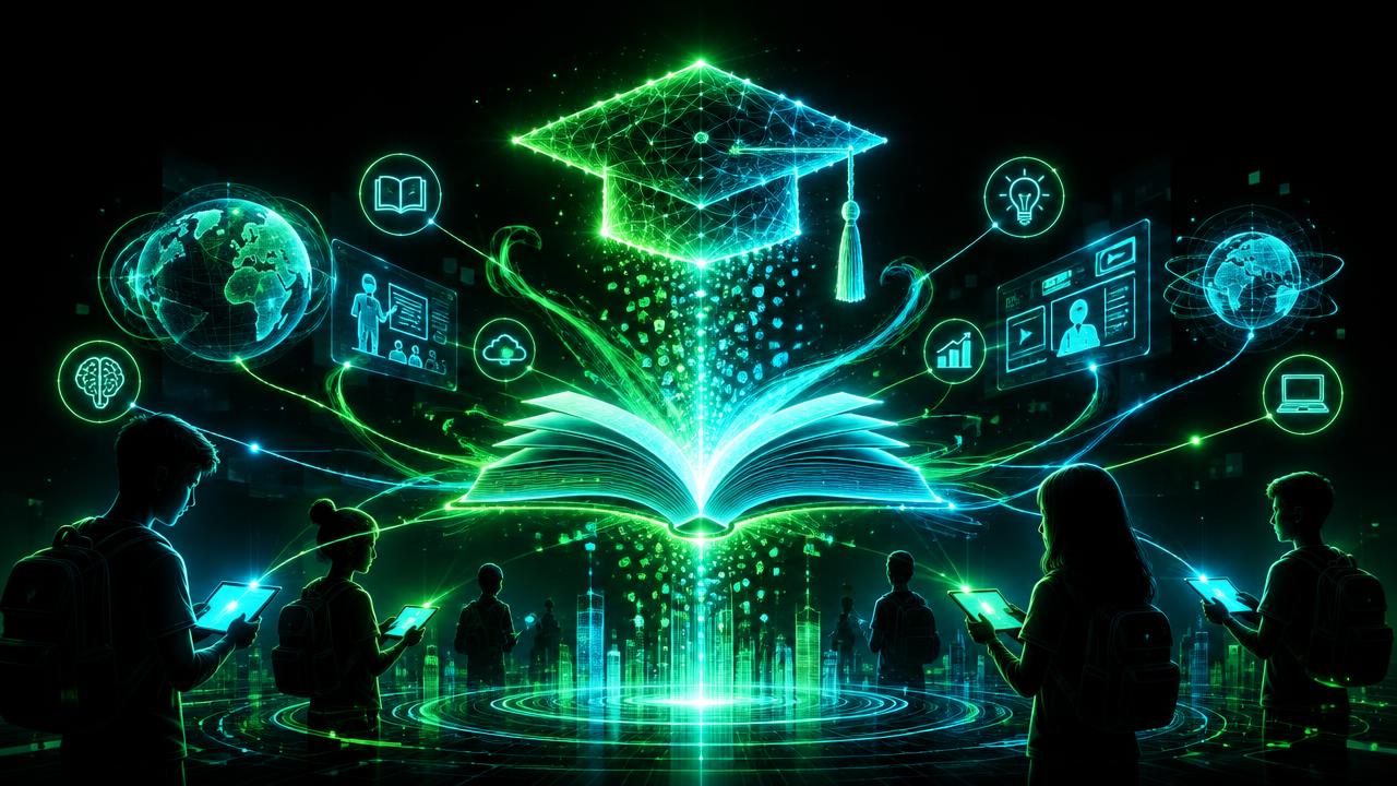 Ilustração: IA na Educação