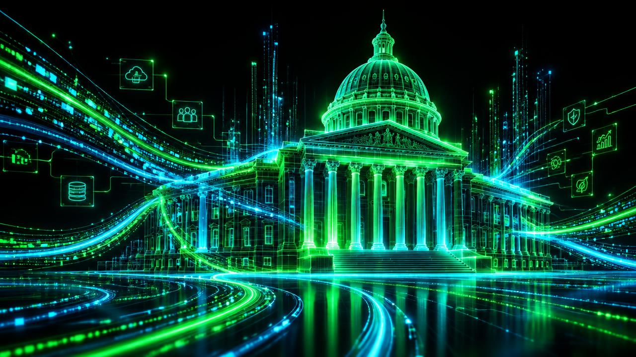 Ilustração: Transformação Digital no Setor Público